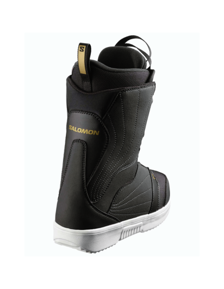 SALOMON PEARL BOA BLACK WHITE GOLD
