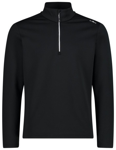 CMP MAN FLEECE JACKET NERO BIANCO