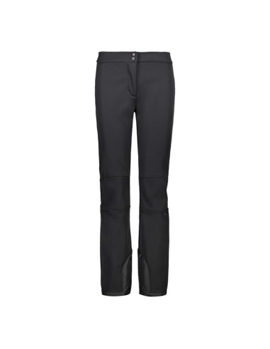 CMP WOMAN LONG PANT WITH INNER GAITER BLACK